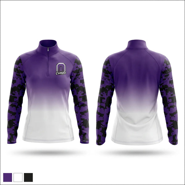 Quarter Zip Jacket, Oakwood Comets, , Teamtime, Team time, sublimation, custom sports apparel, team uniforms, spirit wear, spiritwear, sports uniforms, custom shirts, team store, custom team store, fundraiser sports, apparel fundraiser
