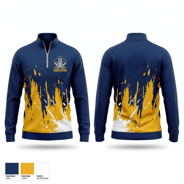 Quarter Zip Jacket, 12U MOB SQUAD, , Teamtime, Team time, sublimation, custom sports apparel, team uniforms, spirit wear, spiritwear, sports uniforms, custom shirts, team store, custom team store, fundraiser sports, apparel fundraiser