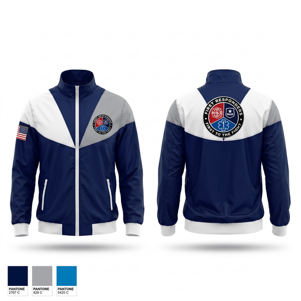Windbreaker, Chemult Rural Fire Protection District, EMS/EMT, Teamtime, Team time, sublimation, custom sports apparel, team uniforms, spirit wear, spiritwear, sports uniforms, custom shirts, team store, custom team store, fundraiser sports, apparel fundraiser