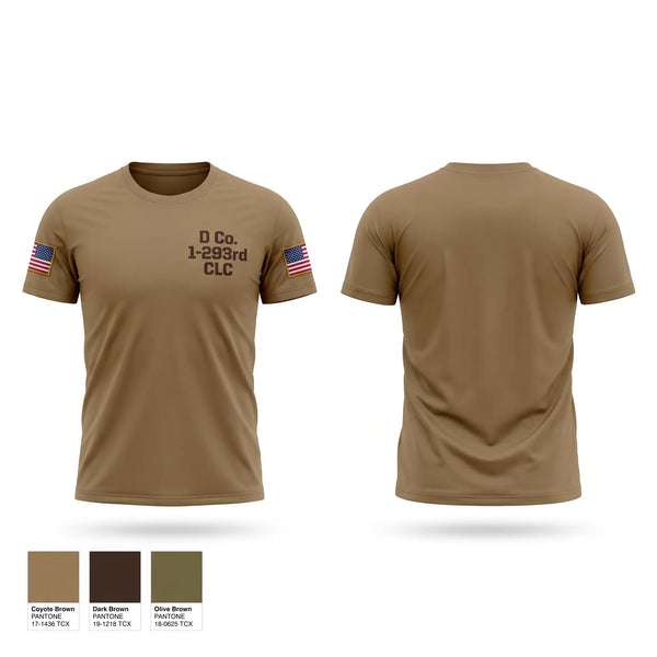 Short Sleeve Performance Shirt, D Co. 1/293rd CLC, Army, Teamtime, Team time, sublimation, custom sports apparel, team uniforms, spirit wear, spiritwear, sports uniforms, custom shirts, team store, custom team store, fundraiser sports, apparel fundraiser