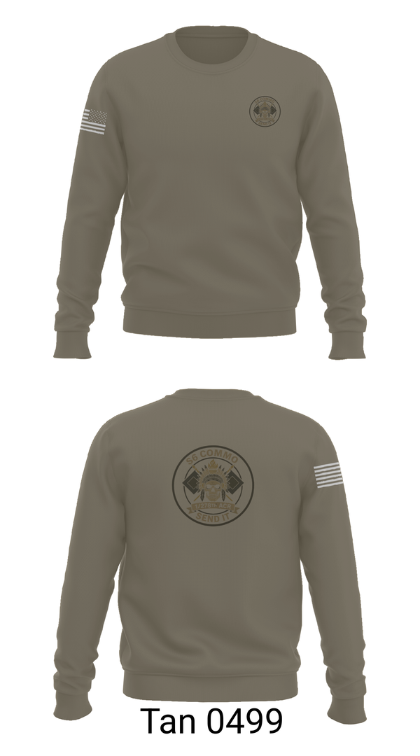 Crew Neck Sweatshirt, 1/278th ACR, , Teamtime, Team time, sublimation, custom sports apparel, team uniforms, spirit wear, spiritwear, sports uniforms, custom shirts, team store, custom team store, fundraiser sports, apparel fundraiser