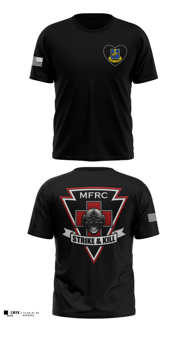 Old School Cotton Feel Shirt, 2-502 MFRC MED, Army, Teamtime, Team time, sublimation, custom sports apparel, team uniforms, spirit wear, spiritwear, sports uniforms, custom shirts, team store, custom team store, fundraiser sports, apparel fundraiser