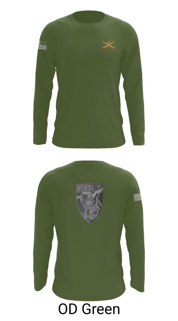 Long Sleeve Performance Shirt, HHB 113th FA / FIST, , Teamtime, Team time, sublimation, custom sports apparel, team uniforms, spirit wear, spiritwear, sports uniforms, custom shirts, team store, custom team store, fundraiser sports, apparel fundraiser