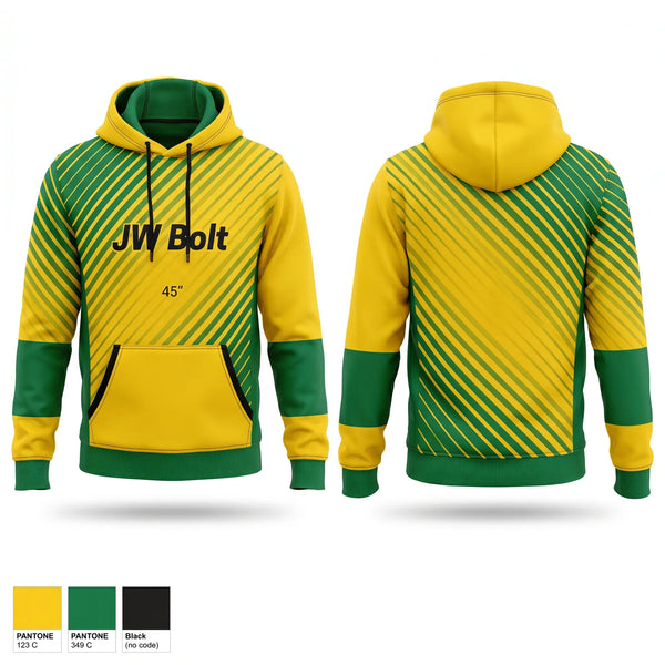 Hoodie, JW Bolt, Track & Field, Teamtime, Team time, sublimation, custom sports apparel, team uniforms, spirit wear, spiritwear, sports uniforms, custom shirts, team store, custom team store, fundraiser sports, apparel fundraiser
