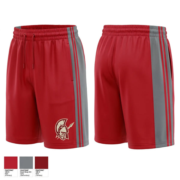 Athletic Shorts With Pockets, Warriors, , Teamtime, Team time, sublimation, custom sports apparel, team uniforms, spirit wear, spiritwear, sports uniforms, custom shirts, team store, custom team store, fundraiser sports, apparel fundraiser