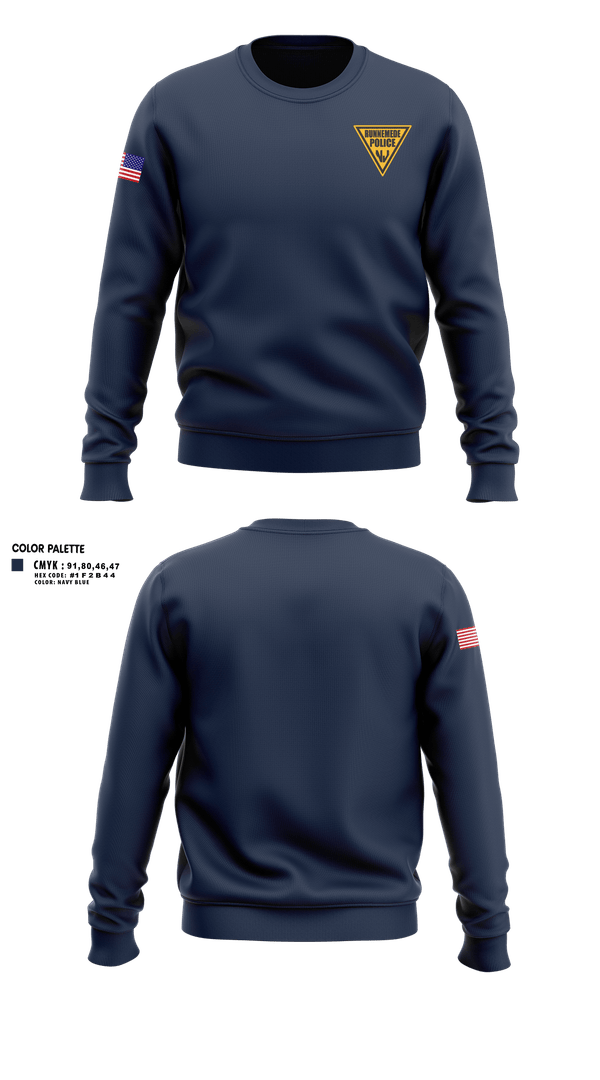 Crew Neck Sweatshirt, Runnemede Police, Police, Teamtime, Team time, sublimation, custom sports apparel, team uniforms, spirit wear, spiritwear, sports uniforms, custom shirts, team store, custom team store, fundraiser sports, apparel fundraiser