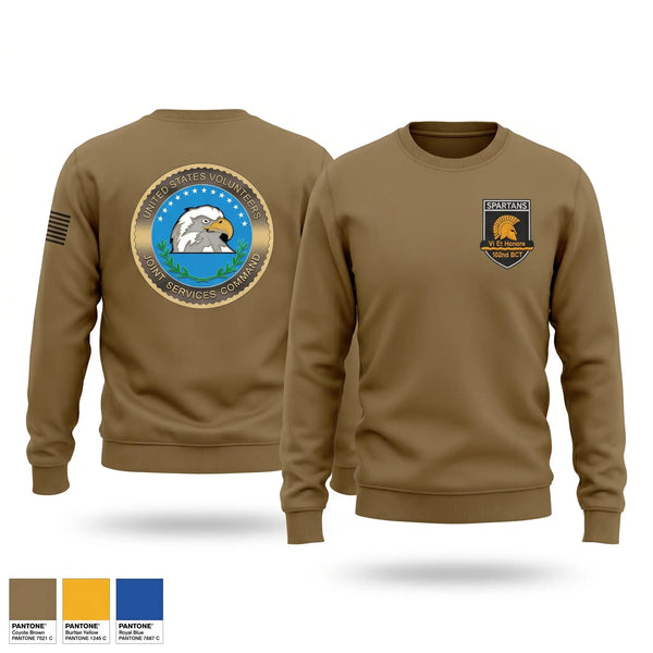 Crew Neck Sweatshirt, 102nd BCT, National Guard, Teamtime, Team time, sublimation, custom sports apparel, team uniforms, spirit wear, spiritwear, sports uniforms, custom shirts, team store, custom team store, fundraiser sports, apparel fundraiser