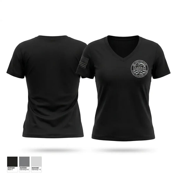 Womens Short Sleeve Vneck Shirt, Major Crime Unit, Police, Teamtime, Team time, sublimation, custom sports apparel, team uniforms, spirit wear, spiritwear, sports uniforms, custom shirts, team store, custom team store, fundraiser sports, apparel fundraiser