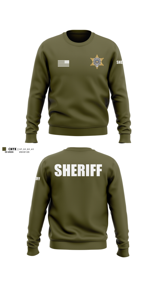 Crew Neck Sweatshirt, Clay County Courts, Police, Teamtime, Team time, sublimation, custom sports apparel, team uniforms, spirit wear, spiritwear, sports uniforms, custom shirts, team store, custom team store, fundraiser sports, apparel fundraiser