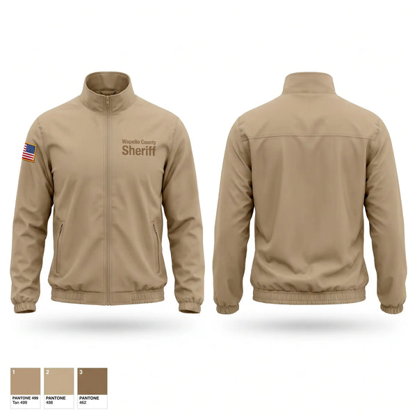 Windbreaker, Wapello County Sheriff, Police, Teamtime, Team time, sublimation, custom sports apparel, team uniforms, spirit wear, spiritwear, sports uniforms, custom shirts, team store, custom team store, fundraiser sports, apparel fundraiser