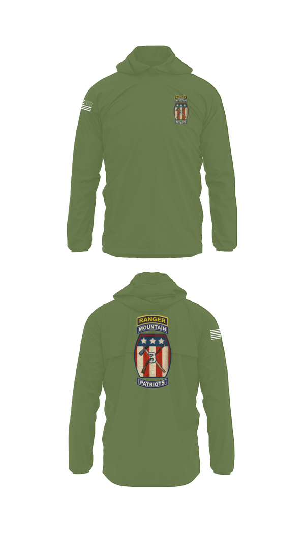 Windbreaker, 2-47 infantry 3rd BRG 10th MTN, Army, Teamtime, Team time, sublimation, custom sports apparel, team uniforms, spirit wear, spiritwear, sports uniforms, custom shirts, team store, custom team store, fundraiser sports, apparel fundraiser