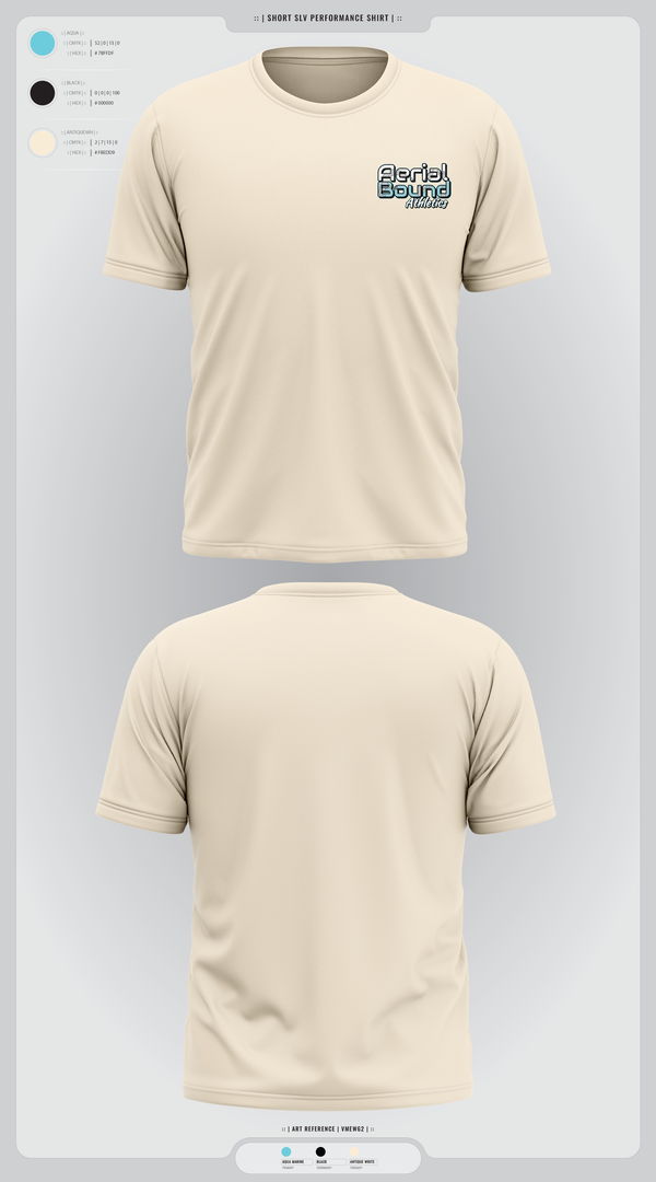 Short Sleeve Performance Shirt, Aerial Bound Athletics, Spirit Store, Teamtime, Team time, sublimation, custom sports apparel, team uniforms, spirit wear, spiritwear, sports uniforms, custom shirts, team store, custom team store, fundraiser sports, apparel fundraiser