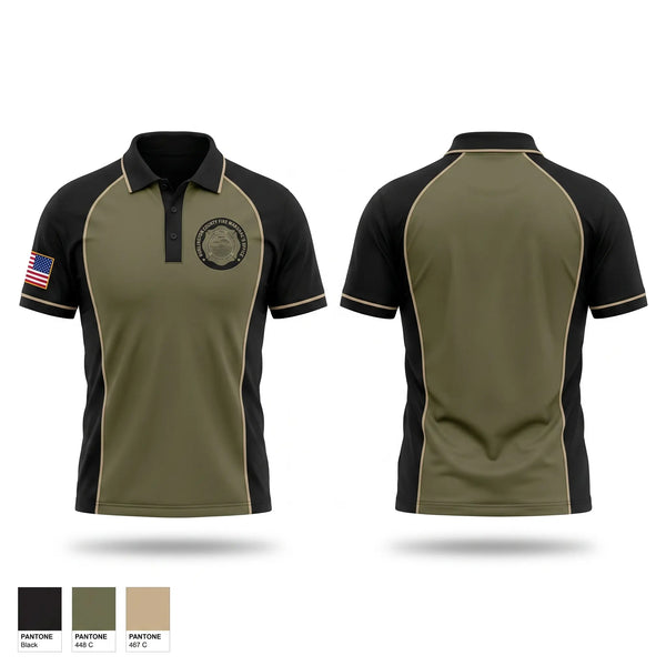 Short Sleeve Performance Polo, Burlington County Fire Marshal’s Office, Fire Department, Teamtime, Team time, sublimation, custom sports apparel, team uniforms, spirit wear, spiritwear, sports uniforms, custom shirts, team store, custom team store, fundraiser sports, apparel fundraiser