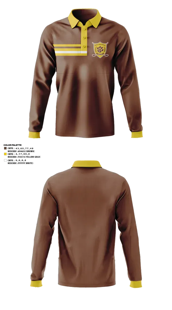 Long Sleeve Performance Polo, Cibola High School Golf, Golf, Teamtime, Team time, sublimation, custom sports apparel, team uniforms, spirit wear, spiritwear, sports uniforms, custom shirts, team store, custom team store, fundraiser sports, apparel fundraiser