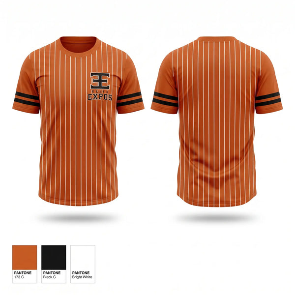 Short Sleeve Performance Shirt, Elite Expos, Baseball, Teamtime, Team time, sublimation, custom sports apparel, team uniforms, spirit wear, spiritwear, sports uniforms, custom shirts, team store, custom team store, fundraiser sports, apparel fundraiser
