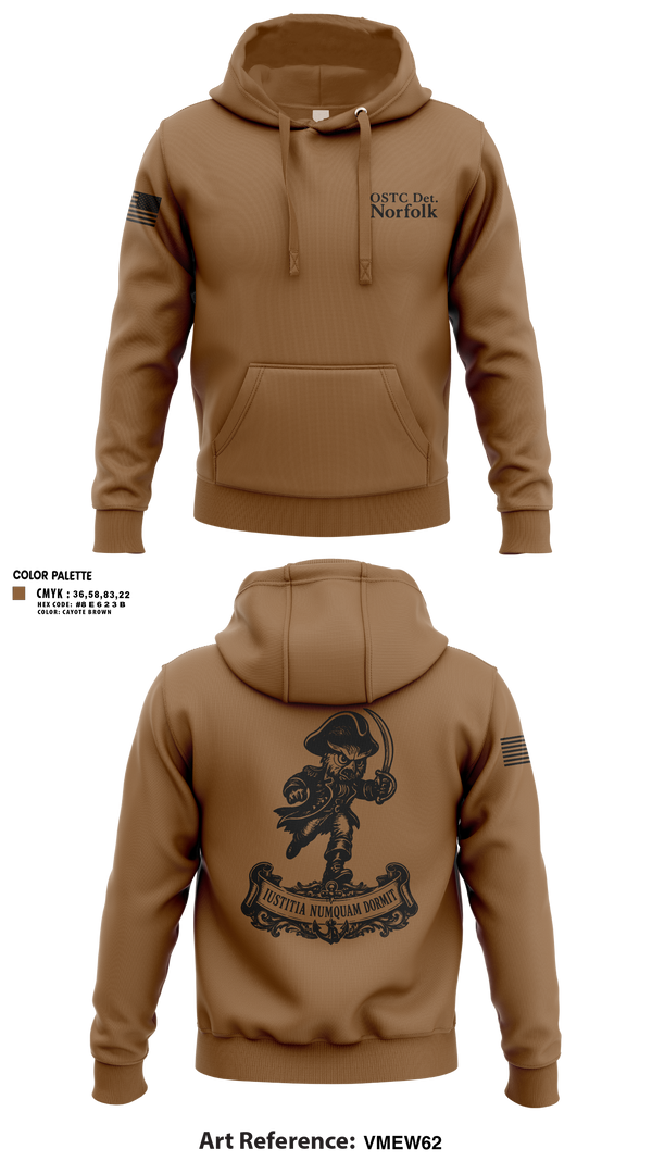 Hoodie, OSTC Det. Norfolk, Navy, Teamtime, Team time, sublimation, custom sports apparel, team uniforms, spirit wear, spiritwear, sports uniforms, custom shirts, team store, custom team store, fundraiser sports, apparel fundraiser