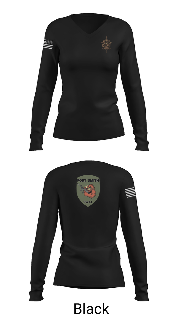Womens Long Sleeve Vneck Shirt, Juniors run, Track & Field, Teamtime, Team time, sublimation, custom sports apparel, team uniforms, spirit wear, spiritwear, sports uniforms, custom shirts, team store, custom team store, fundraiser sports, apparel fundraiser