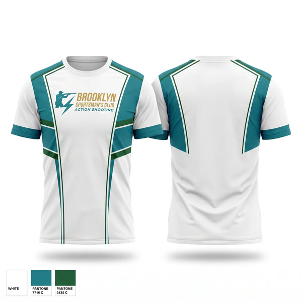 Short Sleeve Performance Shirt, Brooklyn Sportsman’s Club Action Shooting, , Teamtime, Team time, sublimation, custom sports apparel, team uniforms, spirit wear, spiritwear, sports uniforms, custom shirts, team store, custom team store, fundraiser sports, apparel fundraiser