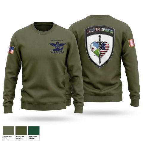 Crew Neck Sweatshirt, 575th TC ETOE, Army, Teamtime, Team time, sublimation, custom sports apparel, team uniforms, spirit wear, spiritwear, sports uniforms, custom shirts, team store, custom team store, fundraiser sports, apparel fundraiser