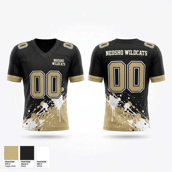 Football Jersey, Neosho Wildcats, , Teamtime, Team time, sublimation, custom sports apparel, team uniforms, spirit wear, spiritwear, sports uniforms, custom shirts, team store, custom team store, fundraiser sports, apparel fundraiser