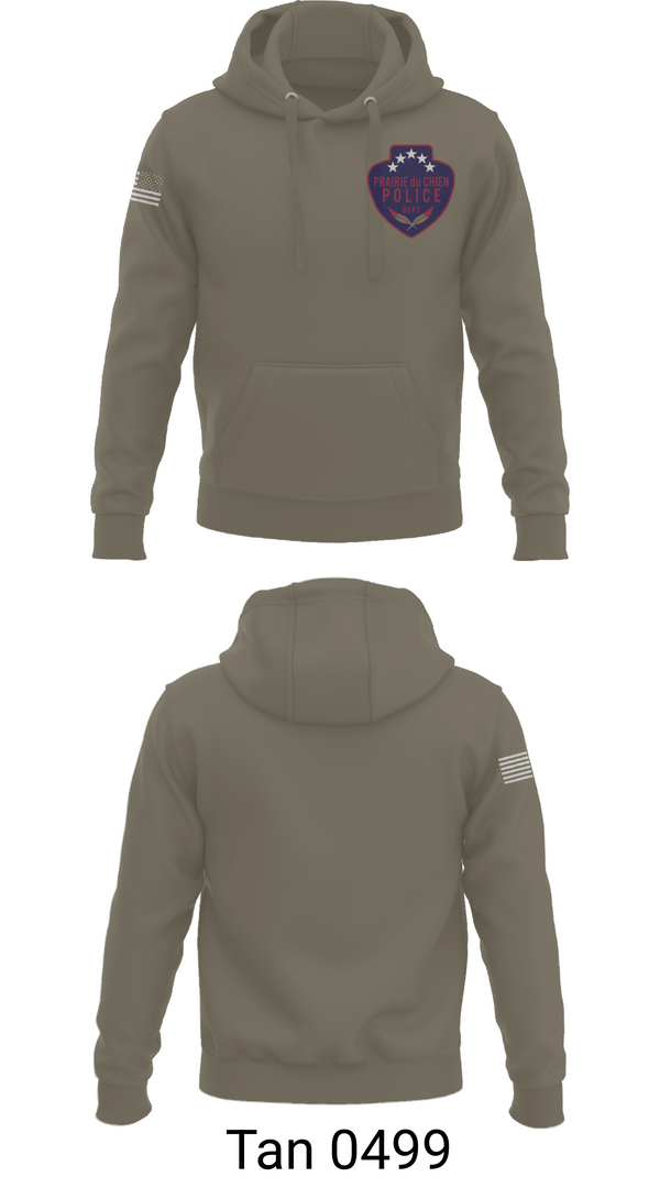 Hoodie, Prairie du Chien Police Department, Police, Teamtime, Team time, sublimation, custom sports apparel, team uniforms, spirit wear, spiritwear, sports uniforms, custom shirts, team store, custom team store, fundraiser sports, apparel fundraiser