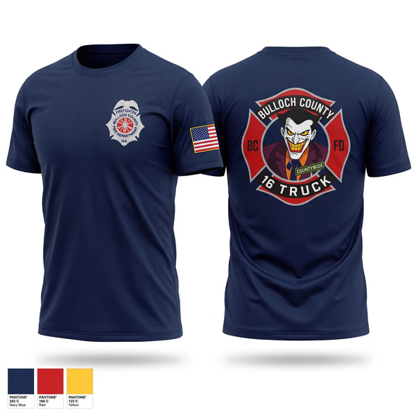 Short Sleeve Performance Shirt, Bulloch county fire department, Fire Department, Teamtime, Team time, sublimation, custom sports apparel, team uniforms, spirit wear, spiritwear, sports uniforms, custom shirts, team store, custom team store, fundraiser sports, apparel fundraiser