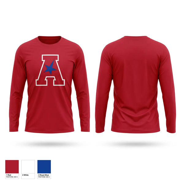 Long Sleeve Performance Shirt, All American, Baseball, Teamtime, Team time, sublimation, custom sports apparel, team uniforms, spirit wear, spiritwear, sports uniforms, custom shirts, team store, custom team store, fundraiser sports, apparel fundraiser