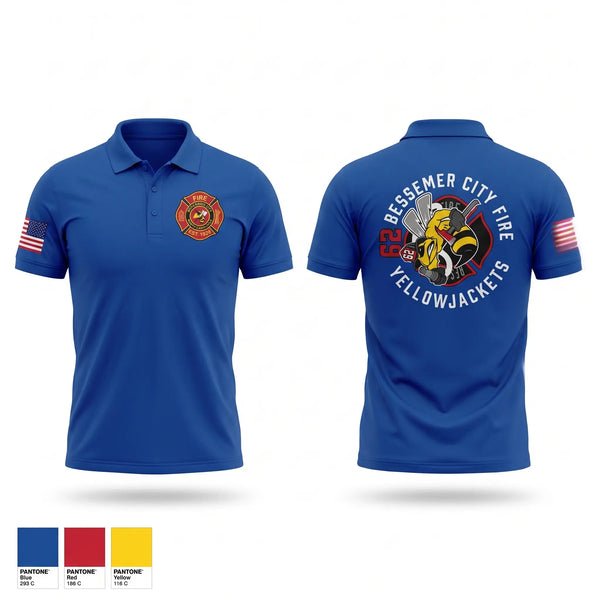 Short Sleeve Performance Polo, BCFD, Fire Department, Teamtime, Team time, sublimation, custom sports apparel, team uniforms, spirit wear, spiritwear, sports uniforms, custom shirts, team store, custom team store, fundraiser sports, apparel fundraiser
