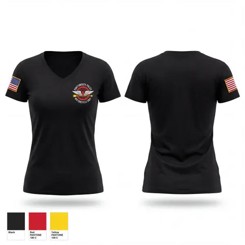 Womens Short Sleeve Vneck Shirt, Portsmouth PD, Police, Teamtime, Team time, sublimation, custom sports apparel, team uniforms, spirit wear, spiritwear, sports uniforms, custom shirts, team store, custom team store, fundraiser sports, apparel fundraiser