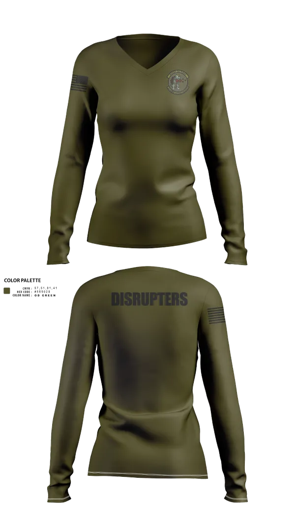 Womens Long Sleeve Vneck Shirt, 12 CABS, , Teamtime, Team time, sublimation, custom sports apparel, team uniforms, spirit wear, spiritwear, sports uniforms, custom shirts, team store, custom team store, fundraiser sports, apparel fundraiser