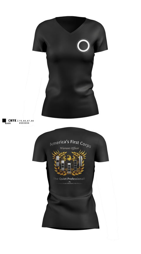 Womens Short Sleeve Vneck Shirt, I Corps HHBN, Army, Teamtime, Team time, sublimation, custom sports apparel, team uniforms, spirit wear, spiritwear, sports uniforms, custom shirts, team store, custom team store, fundraiser sports, apparel fundraiser