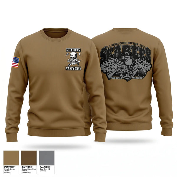 Crew Neck Sweatshirt, NASTY NINE, Navy, Teamtime, Team time, sublimation, custom sports apparel, team uniforms, spirit wear, spiritwear, sports uniforms, custom shirts, team store, custom team store, fundraiser sports, apparel fundraiser