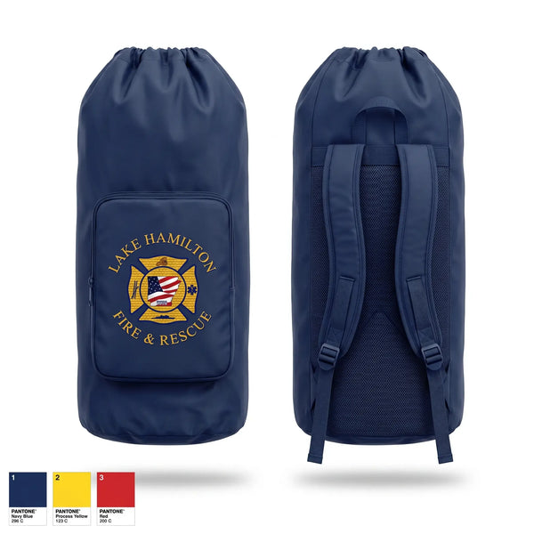 Gear Bag, Lake Hamilton Fire Rescue, Fire Department, Teamtime, Team time, sublimation, custom sports apparel, team uniforms, spirit wear, spiritwear, sports uniforms, custom shirts, team store, custom team store, fundraiser sports, apparel fundraiser