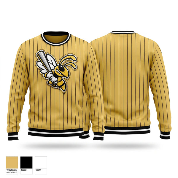 Crew Neck Sweatshirt, 404 Stingers, Baseball, Teamtime, Team time, sublimation, custom sports apparel, team uniforms, spirit wear, spiritwear, sports uniforms, custom shirts, team store, custom team store, fundraiser sports, apparel fundraiser