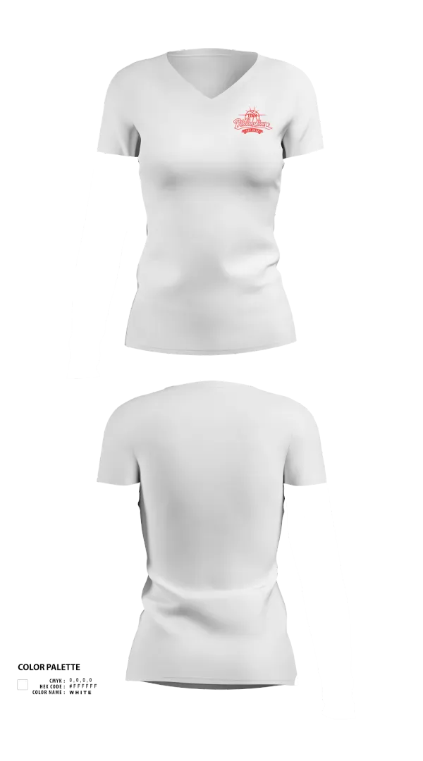Womens Short Sleeve Vneck Shirt, Team Redemption, Women's Basketball, Teamtime, Team time, sublimation, custom sports apparel, team uniforms, spirit wear, spiritwear, sports uniforms, custom shirts, team store, custom team store, fundraiser sports, apparel fundraiser