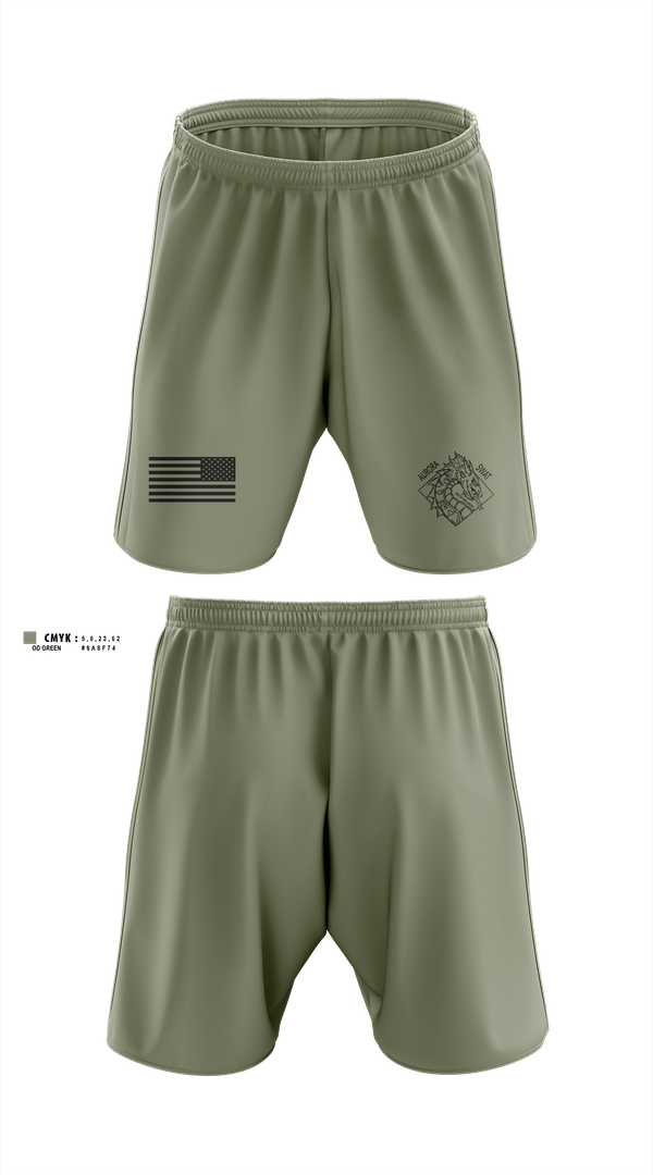Athletic Shorts With Pockets, Aurora SWAT, Police, Teamtime, Team time, sublimation, custom sports apparel, team uniforms, spirit wear, spiritwear, sports uniforms, custom shirts, team store, custom team store, fundraiser sports, apparel fundraiser