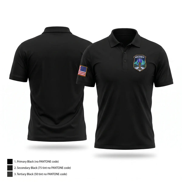 Short Sleeve Performance Polo, Bottineau Ambulance District, EMS/EMT, Teamtime, Team time, sublimation, custom sports apparel, team uniforms, spirit wear, spiritwear, sports uniforms, custom shirts, team store, custom team store, fundraiser sports, apparel fundraiser