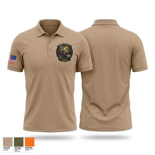 Short Sleeve Performance Polo, FBI PX C-UAS, Police, Teamtime, Team time, sublimation, custom sports apparel, team uniforms, spirit wear, spiritwear, sports uniforms, custom shirts, team store, custom team store, fundraiser sports, apparel fundraiser