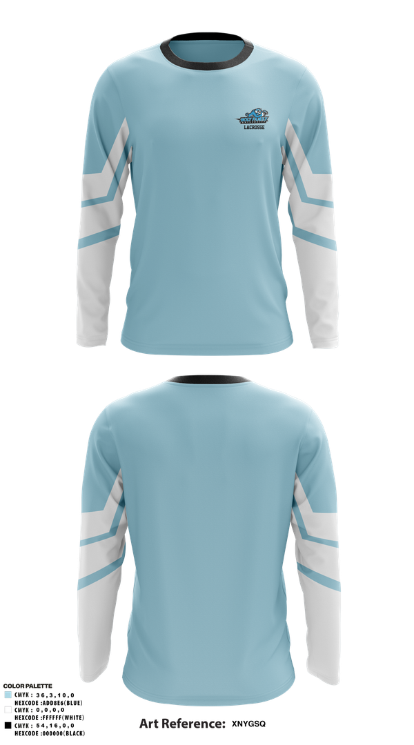 Long Sleeve Performance Shirt, Holy Family University Lacrosse, Women's Lacrosse, Teamtime, Team time, sublimation, custom sports apparel, team uniforms, spirit wear, spiritwear, sports uniforms, custom shirts, team store, custom team store, fundraiser sports, apparel fundraiser