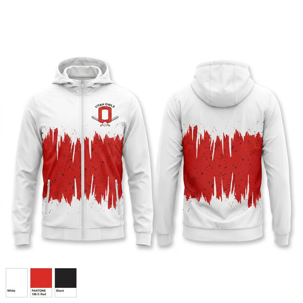 Windbreaker, Utah Owlz, Baseball, Teamtime, Team time, sublimation, custom sports apparel, team uniforms, spirit wear, spiritwear, sports uniforms, custom shirts, team store, custom team store, fundraiser sports, apparel fundraiser