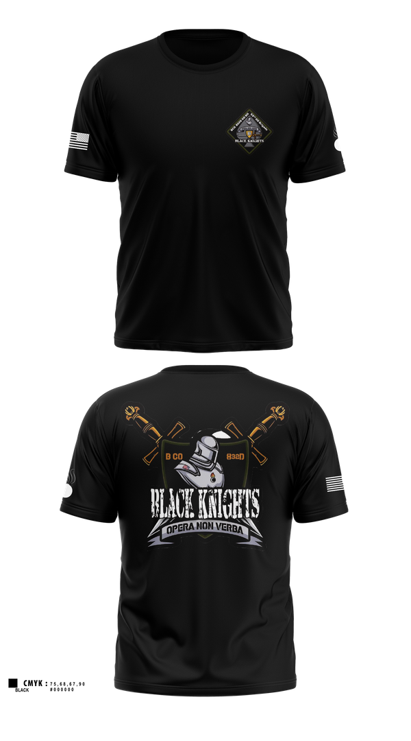 Short Sleeve Performance Shirt, B Co 832nd OD BN, , Teamtime, Team time, sublimation, custom sports apparel, team uniforms, spirit wear, spiritwear, sports uniforms, custom shirts, team store, custom team store, fundraiser sports, apparel fundraiser