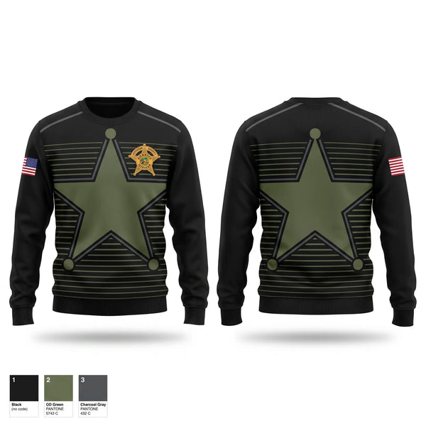 Crew Neck Sweatshirt, Jefferson County Sheriff’s Office, Police, Teamtime, Team time, sublimation, custom sports apparel, team uniforms, spirit wear, spiritwear, sports uniforms, custom shirts, team store, custom team store, fundraiser sports, apparel fundraiser