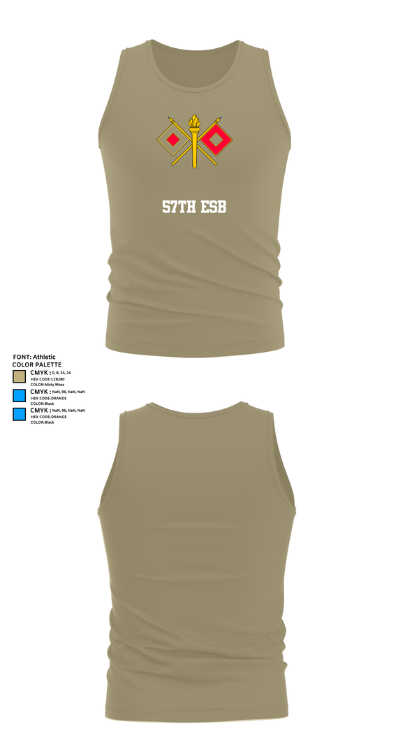 Tank Top, 57th ESB, , Teamtime, Team time, sublimation, custom sports apparel, team uniforms, spirit wear, spiritwear, sports uniforms, custom shirts, team store, custom team store, fundraiser sports, apparel fundraiser