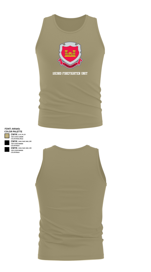 Tank Top, 1153rd Firefighter Unit, , Teamtime, Team time, sublimation, custom sports apparel, team uniforms, spirit wear, spiritwear, sports uniforms, custom shirts, team store, custom team store, fundraiser sports, apparel fundraiser