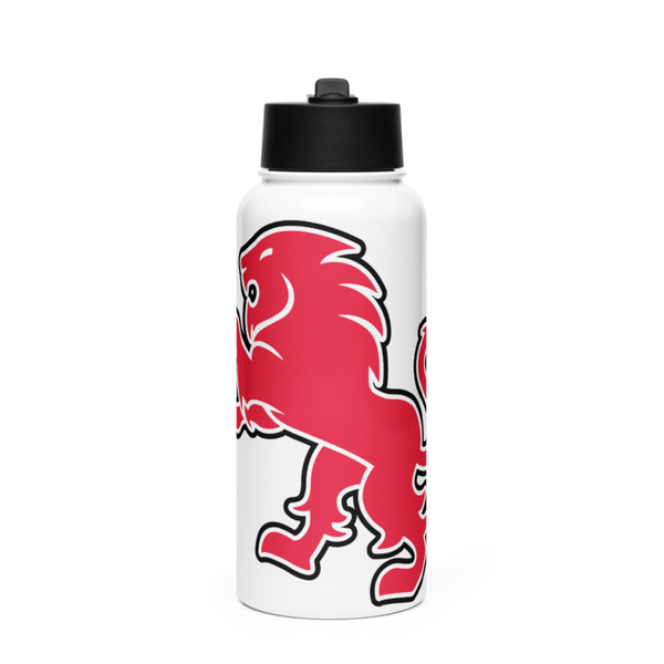 Dulaney Lions Baseball 10641314 Stainless Steel Water Bottle with a Straw Lid