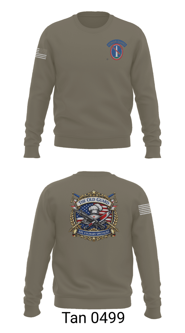 Crew Neck Sweatshirt, 529th 4-3 Battalion The Old Guard, Army, Teamtime, Team time, sublimation, custom sports apparel, team uniforms, spirit wear, spiritwear, sports uniforms, custom shirts, team store, custom team store, fundraiser sports, apparel fundraiser