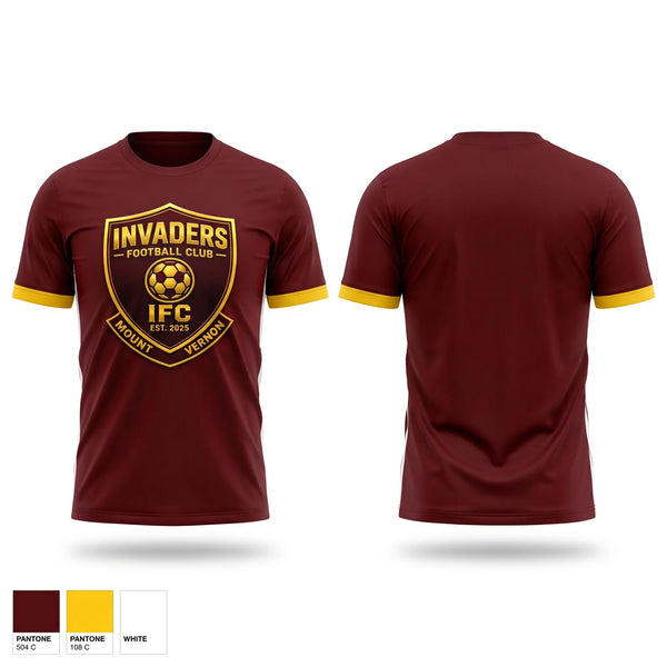 Short Sleeve Performance Shirt, Invaders Football Club, Men's Soccer, Teamtime, Team time, sublimation, custom sports apparel, team uniforms, spirit wear, spiritwear, sports uniforms, custom shirts, team store, custom team store, fundraiser sports, apparel fundraiser