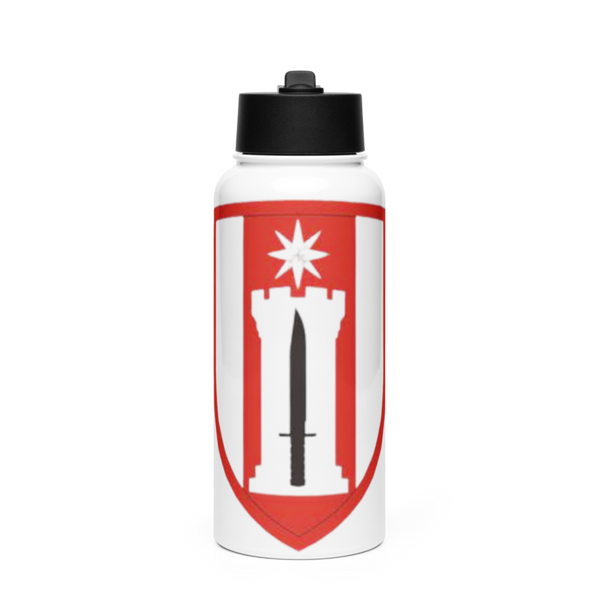 450th / 485th ACPs 89858245 Stainless Steel Water Bottle with a Straw Lid
