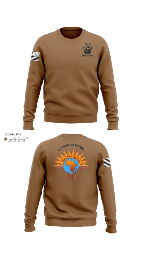 Crew Neck Sweatshirt, TF BATAAN S1, Army, Teamtime, Team time, sublimation, custom sports apparel, team uniforms, spirit wear, spiritwear, sports uniforms, custom shirts, team store, custom team store, fundraiser sports, apparel fundraiser