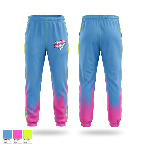 Sweatpants, Mystic River Rapids, Baseball, Teamtime, Team time, sublimation, custom sports apparel, team uniforms, spirit wear, spiritwear, sports uniforms, custom shirts, team store, custom team store, fundraiser sports, apparel fundraiser